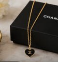 Gorg 14K CC Black Necklace