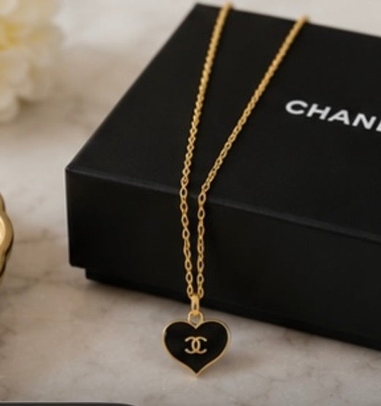 Gorg 14K CC Black Necklace