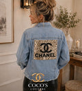 Gorgeous Jean jacket with custom design