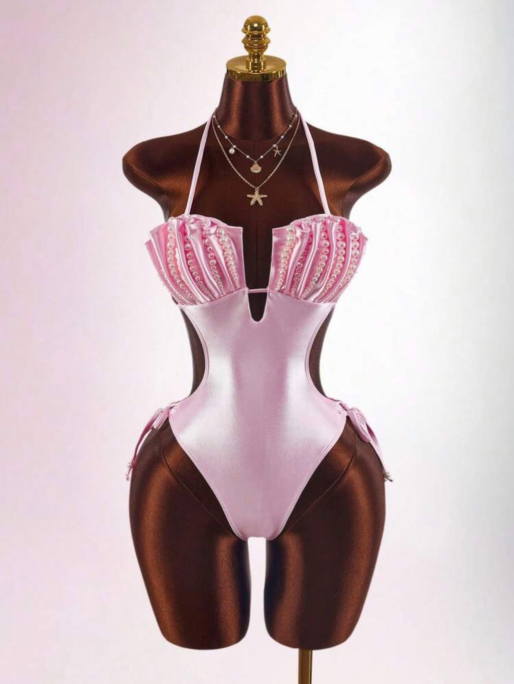 Mermaid one piece with open sides- gorgeous!