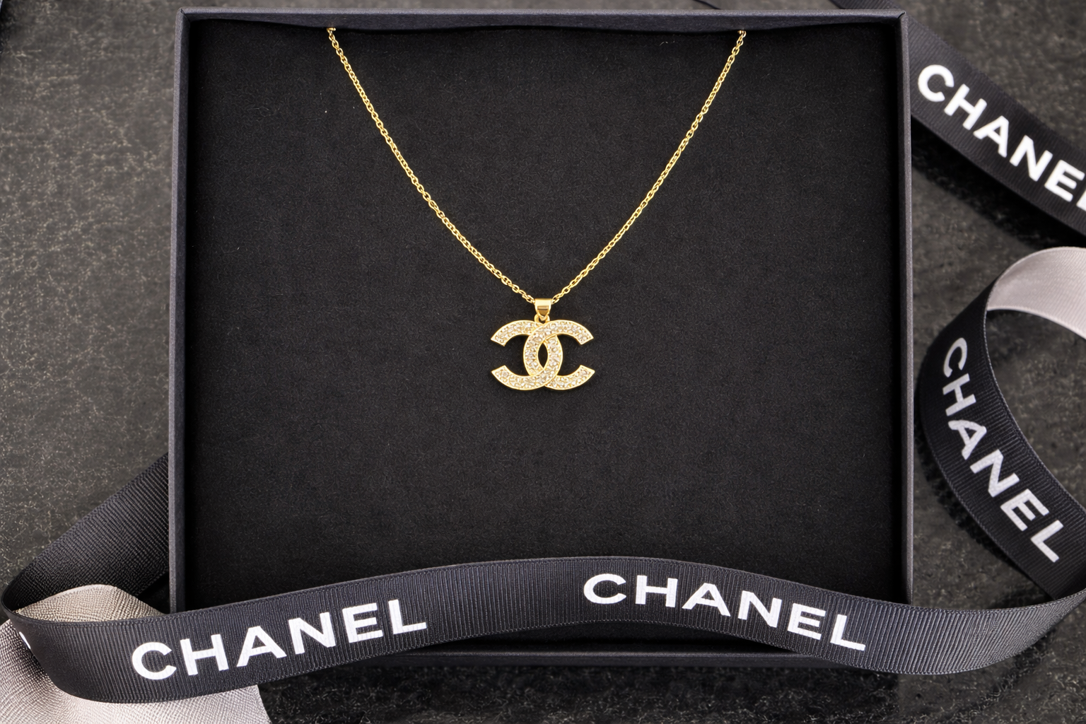 C.H.A.N.E.L. necklace