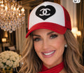 CC Red & White Glam Hat