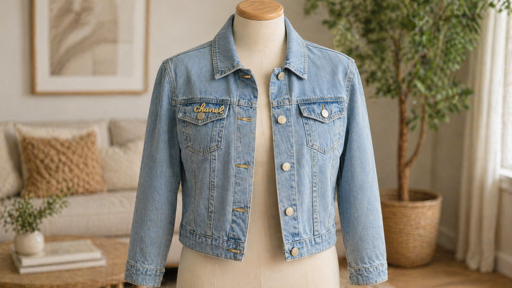 Denim Jacket - summer vibes .